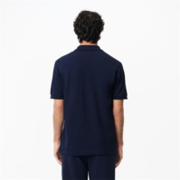 Tricou Tricouri polo Lacoste Embroidered bleumarin albastru