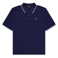 Tricouri Polo Lyle and Scott Lyle ST pentru barbati bleumarin alb w190