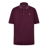 Tricouri Polo Lyle and Scott Lyle ST pentru barbati visiniu w537