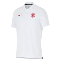 Tricouri Polo Nike Stade Toulousain 2024 2025 pentru adulti alb rosu