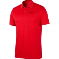 Tricouri polo pentru golf Nike Dri-FIT Victory pentru Barbati rosu negru