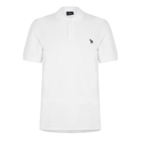 Tricouri Polo PS Paul Smith imprimeu zebra Regular alb