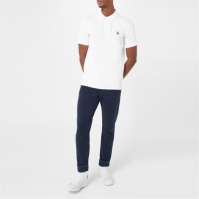 Tricouri Polo PS Paul Smith imprimeu zebra Regular alb