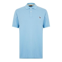 Tricouri Polo PS Paul Smith imprimeu zebra Regular albastru 40d