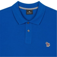 Tricouri Polo PS Paul Smith imprimeu zebra Regular albastru