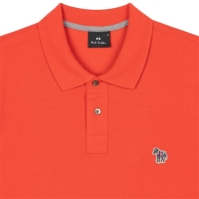 Tricouri Polo PS Paul Smith imprimeu zebra Regular rosu