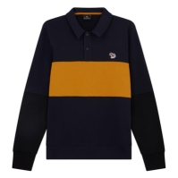 Tricouri polo PS Paul Smith Panel albastru