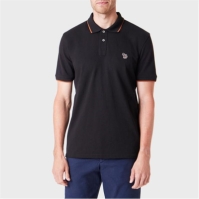 Tricouri polo PS Paul Smith Tipped Zeb pentru barbati negru