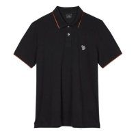 Tricouri polo PS Paul Smith Tipped Zeb pentru barbati negru