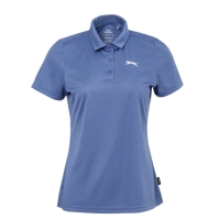 Tricouri polo simple Slazenger pentru femei deschis albastru