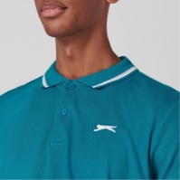 Tricouri Polo Slazenger Tipped pentru Barbati bleu albastru