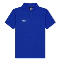 Tricouri polo Umbro Essential Juniors tw albastru roial alb