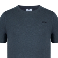 Tricou Slazenger Plain pentru Barbati gri carbune