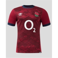 Umbro Anglia Rugby Alternate Shirt 2024 pentru adulti rosu