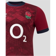 Umbro Anglia Rugby Alternate Shirt 2024 pentru adulti rosu