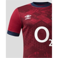 Umbro Anglia Rugby Alternate Shirt 2024 pentru adulti rosu