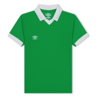 Umbro Essential Team cu maneca scurta Top Juniors verde alb