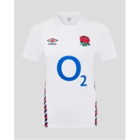 Tricou Acasa Umbro Anglia Rugby rosu Roses 2024 Juniors alb