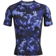 Under Armour HeatGear® Printed maneca scurta pentru Barbati negru