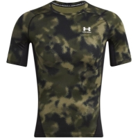 Under Armour HeatGear® Printed maneca scurta pentru Barbati verde