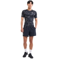 Under Armour HeatGear® Printed maneca scurta pentru Barbati negru alb