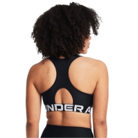 Bustiera sport Under ARMOUR HeatGear® Armour Mid Branded pentru Femei negru