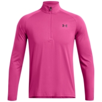 Under ARMOUR UA Tech™ ½ cu fermoar cu Maneca Lunga pentru Barbati astropink negru