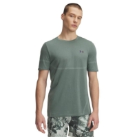 Under ARMOUR UA Vanish Elite Seamless maneca scurta pentru Barbati silica verde