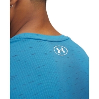 Under ARMOUR UA Vanish Seamless maneca scurta pentru Barbati verde albastru