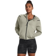 Under Armour Unstoppabl Flc Fz femei verde