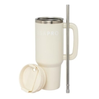 USA Pro Stainless Steel Travel Cup crem