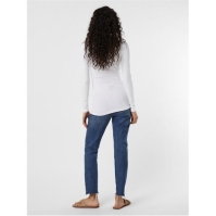 Vero Moda LS Long U-Neck dama bright alb