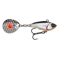 VOBLER FAT TAIL NL 6,5CM 12,5G SINKING DIRTY argintiu SAVAGE GEAR