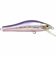 VOBLER SCURRY MINNOW 55S 5,5CM 5G CHROME mov negru marime 12 MUSTAD