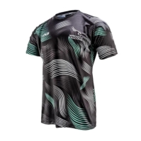 Tricou VX3 Newcastle Falcons Warm Up 2024 2025 pentru adulti negru verde