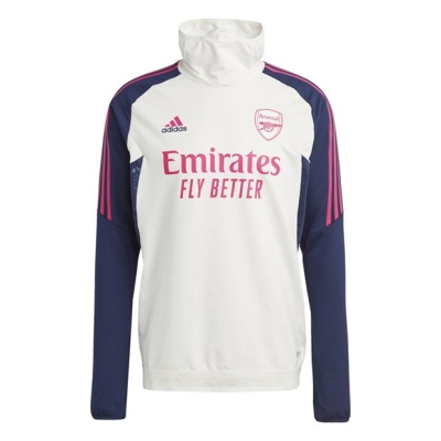 adidas Arsenal Condivo 22 Pro Drill Top pentru adulti off alb c bleumarin