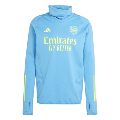 Bluza termica adidas Arsenal Pro antrenament 2023 2024 pentru adulti pulse albastru