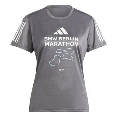 Tricou adidas BMW Berlin Marathon 2023 pentru femei gri