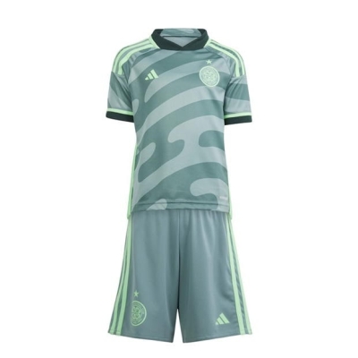 Kit Mini adidas Celtic FC Third 2023 2024 pentru Bebelusi verde