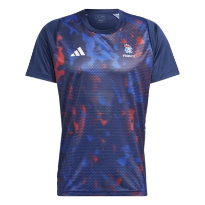 Tricou adidas Franta Handbal bleumarin alb