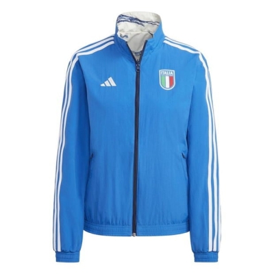 adidas Figc Anthem W femei albastru