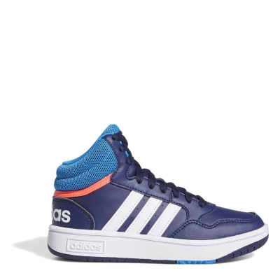 adidas Hoops Mid Shoes inchis bleumarin turbo