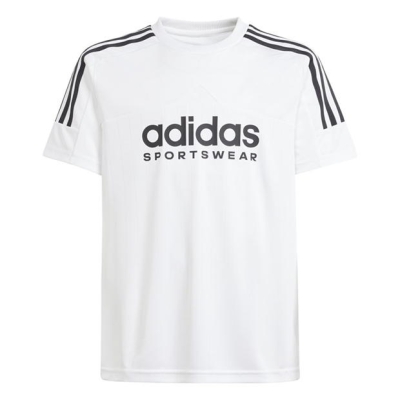 Tricou adidas Tiro 24/7 pentru baietei alb