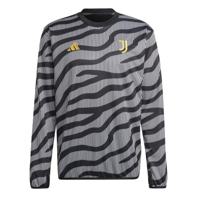 adidas Juventus Pre-Match Top pentru adulti negru alb