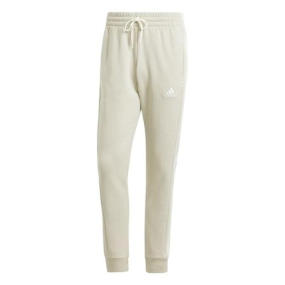 Bluze Pantaloni sport adidas Essentials 3-Stripes conici Cuff pentru Barbati bej gri