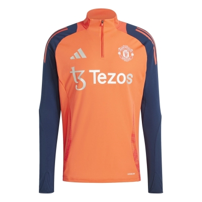 adidas Manchester United Tiro 24 antrenament Top 2024 2025 pentru adulti rosu albastru