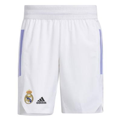 Pantaloni scurti adidas Real Madrid baschet pentru adulti alb