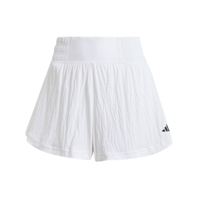 Pantaloni scurti adidas tenis Pro Seersucker pentru femei alb