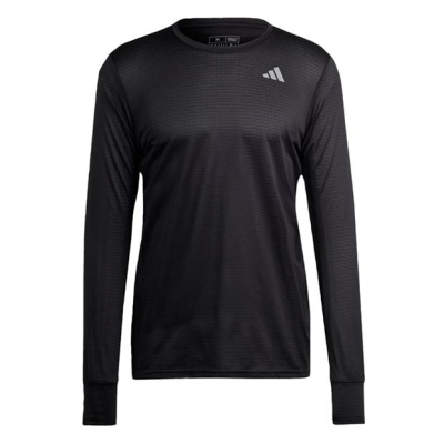 adidas the Run maneca lunga Top pentru Barbati negru