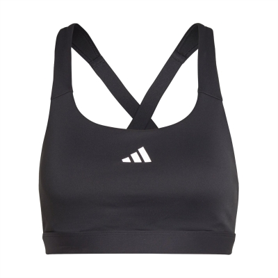 adidas TLRDREACT antrenament High-Support Bra negru alb